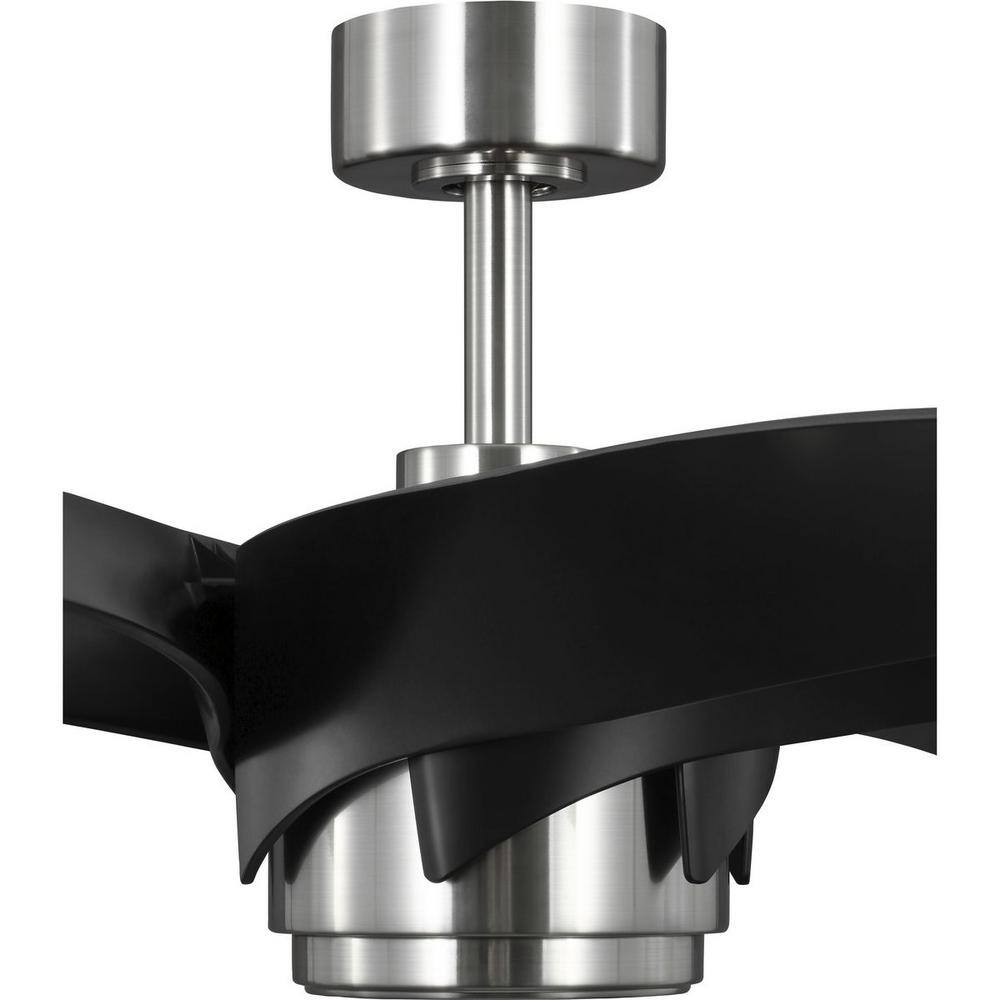 Insigna 72" Brushed Nickel Ceiling Fan with LED Light and Remote