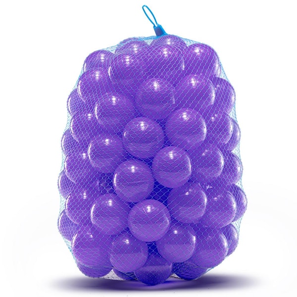 Upper Bounce Machrus Upper Bounce Crush Proof Plastic Trampoline Pit Balls in Purple (100Pack)