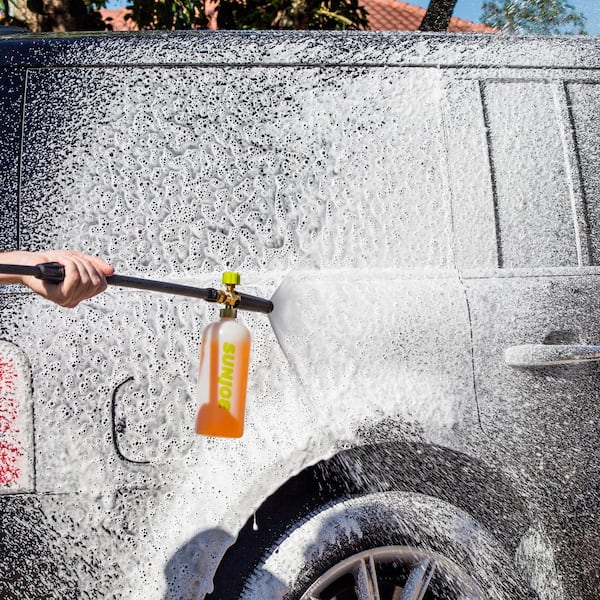 Car Snow Foam Dispenser, Pressure Spray Bottle Dispenser for Car Wash, Car  Wash Foam Spray Bottle, Car Wash Watering Can, Adjustable Automobiles Clean