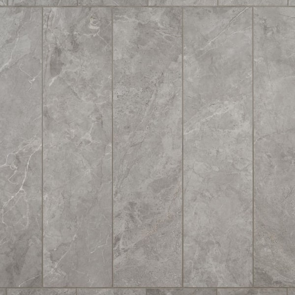 Ivy Hill Tile Areno Fossil Gray 8.85 in. x 35.43 in. Matte Porcelain Floor and Wall Tile (13.12 sq. ft./ Case)