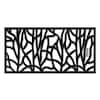 GRID AXCENTS Willow 48 in. x 24 in. Black Polypropylene Multi-Purpose ...