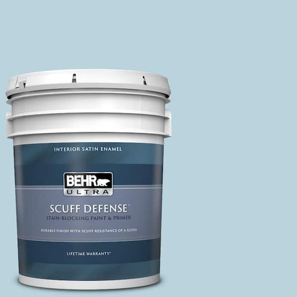 BEHR ULTRA 5 gal. #PPU14-16 Millstream Extra Durable Satin Enamel Interior Paint & Primer