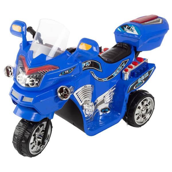 Lil Rider 3-Wheel Ride on Toy with Reverse, Sounds, and Headlights