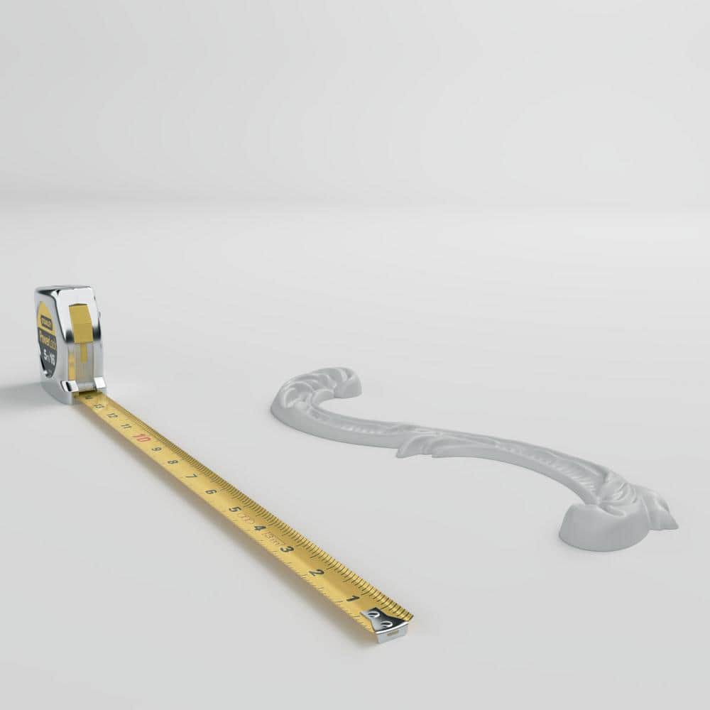 Primed White Urethane Scroll Applique Onlay, 12.25"