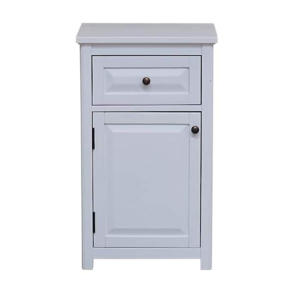 Dorset Bathroom 17 in. W Freestanding Storage Tower with Open Upper Shelves and Lower Cabinet in White Dorset Bathroom 17 in. W Freestanding Storage Tower with Open Upper Shelves and Lower Cabinet in White
