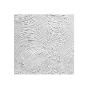 Richard Paintable Supaglypta White & Off-White Wallpaper Sample