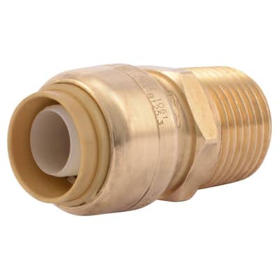 TECTITE SPRINT PUSH-FIT Straight Male Connectors 15 mm x 1?2" Plumbing 
