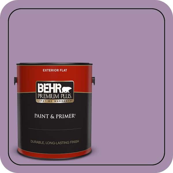 BEHR PREMIUM PLUS 1 gal. #M100-4 Aged to Perfection Flat Exterior Paint & Primer