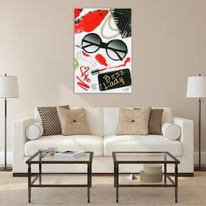 "Boss Lady" Frameless Free Floating Tempered Glass Panel Graphic Art Wall Art