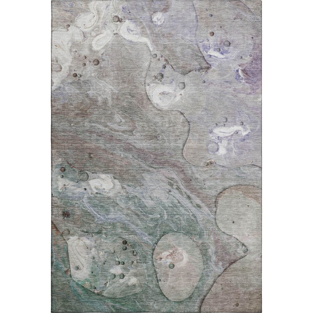 Mayfield Premium Machine Washable Abstract AMF1941 Khaki 3 ft. x 4 ft. Area Rug price history on PriceWatchPro