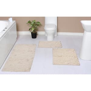 SUSSEXHOME The US States Florida Design Solid Background Cotton Non-Slip  Washable Thin 3-Piece Bathroom Rugs Sets BTH-FL-Set - The Home Depot