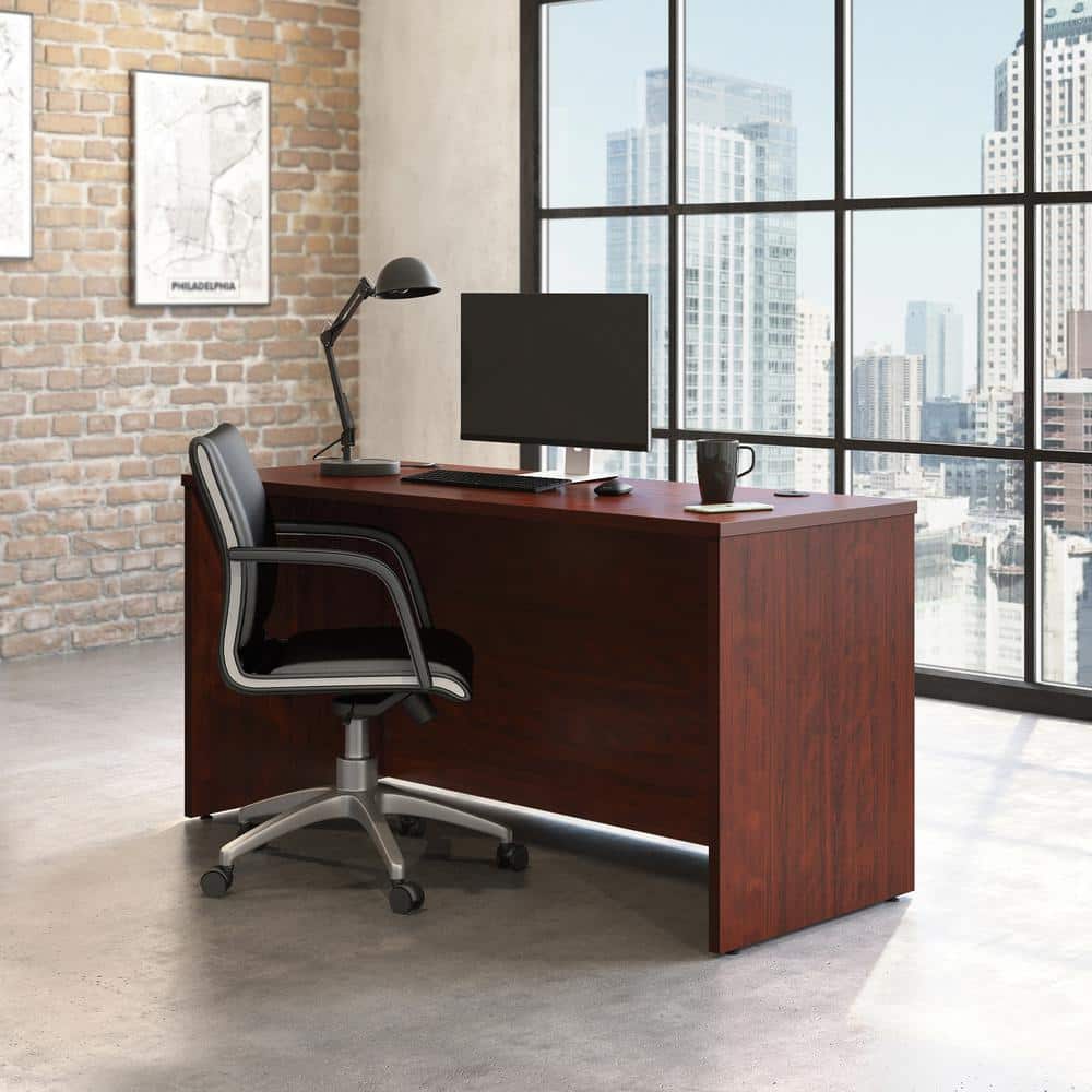 Classic Cherry Engineered Wood 60" Commercial Office Desk