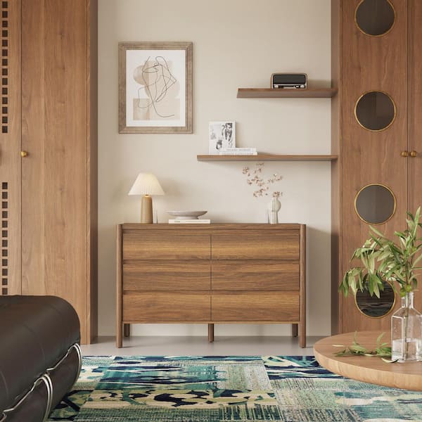 room and board dresser ROOM AND BOARD Walnut 6 Drawer Dresser