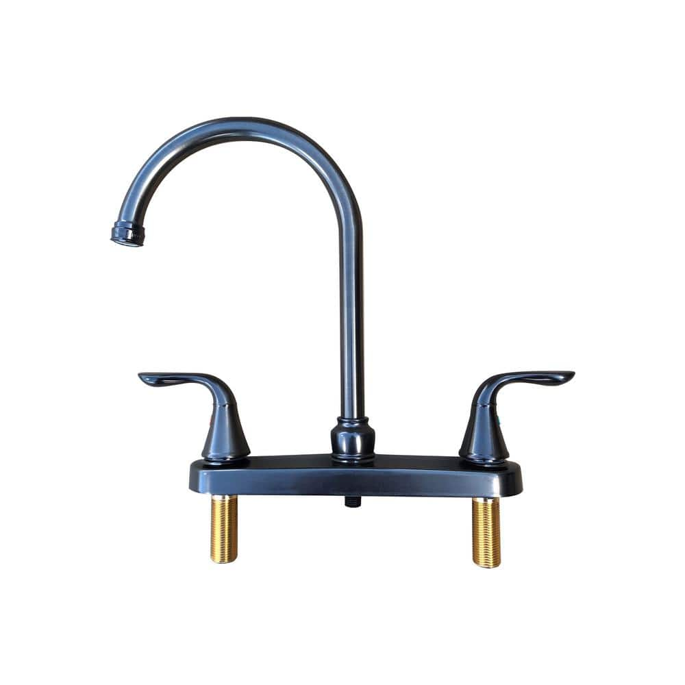 Two Handle Standard Kitchen Faucet In Oil Rubbed Bronze KF201374 The   Oil Rubbed Bronze Standard Kitchen Faucets Kf201374 64 1000 