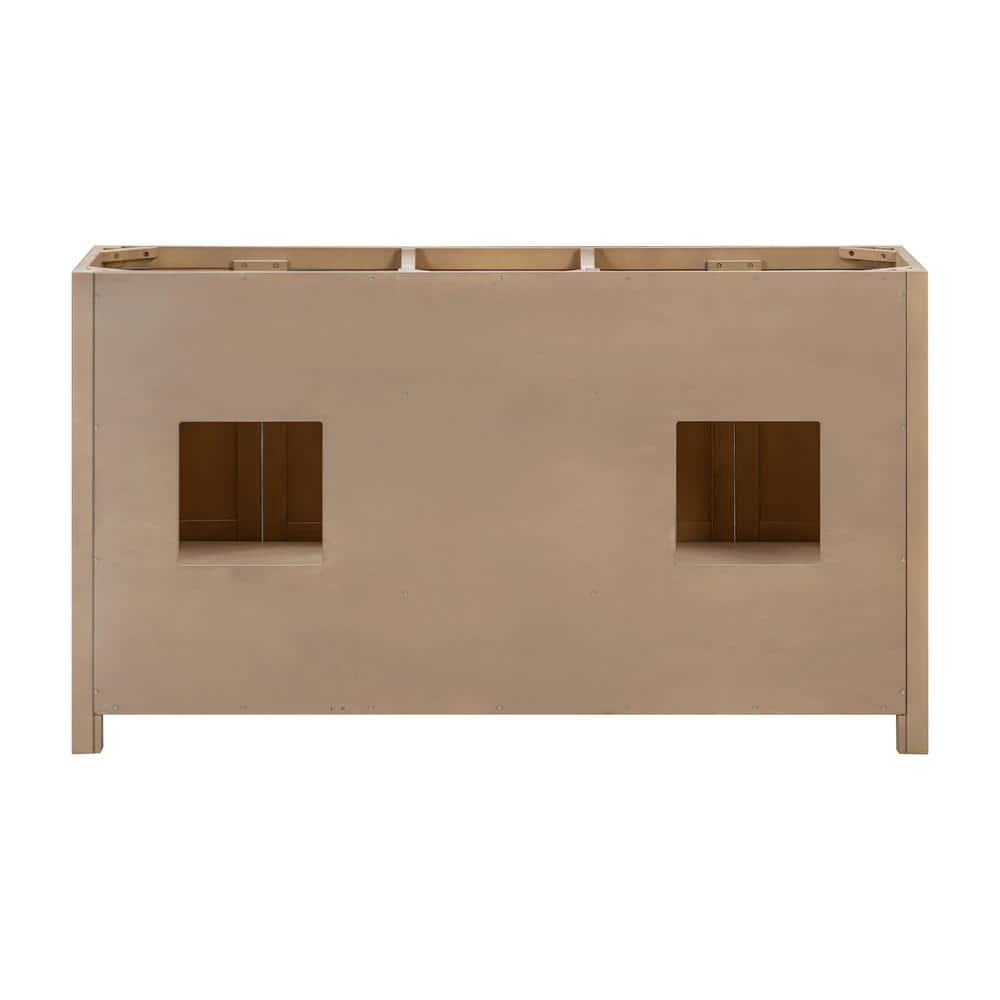 Modero 60'' Brushed Oak Double Freestanding Vanity Base