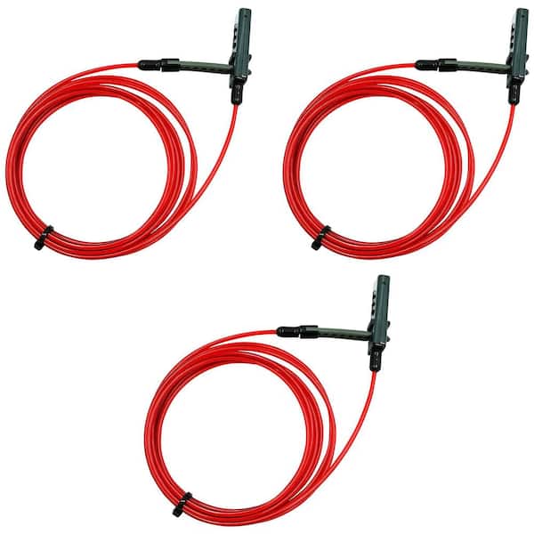 Otter-4, 10 ft. x 4mm Outdoor Tether Cable Combination Lock (3-Pack)