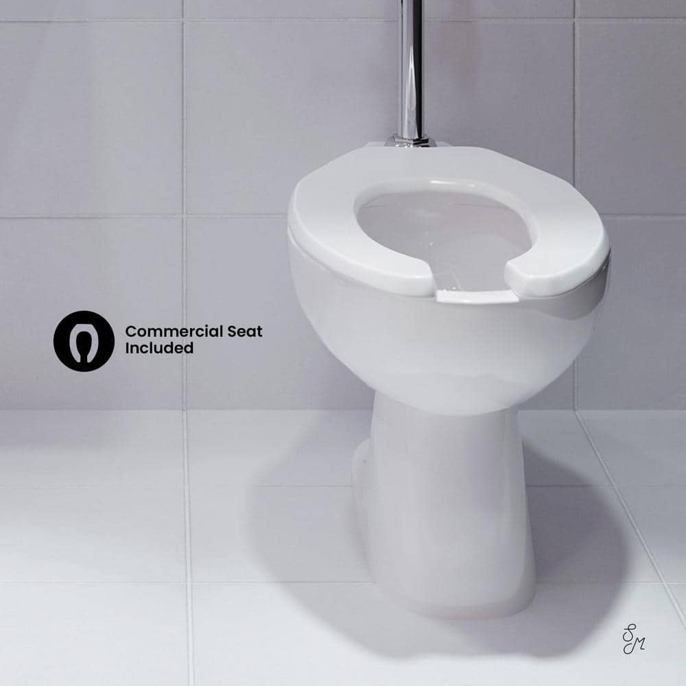 Sirene Glossy White Ceramic Comfort Height Elongated Toilet Bowl