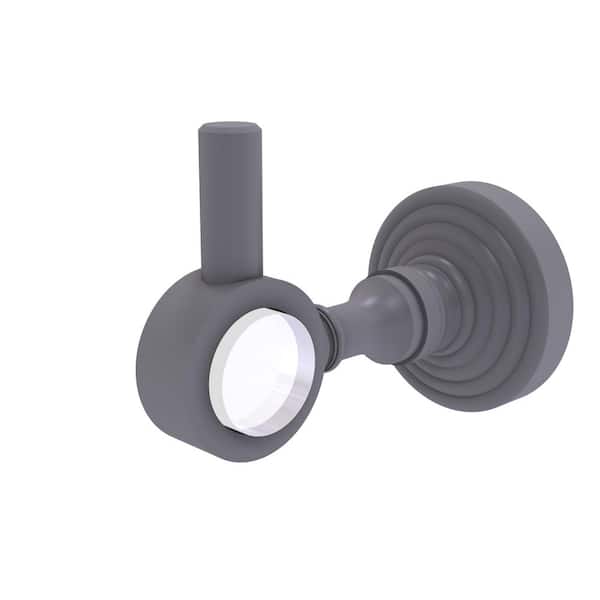 Allied Brass Pacific Grove Collection J-Hook Robe/Towel Hook in Matte Gray