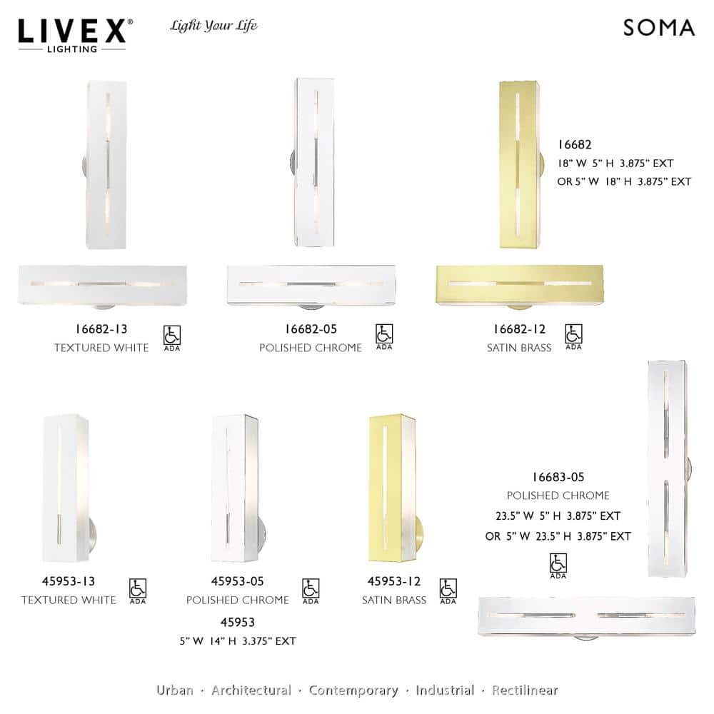 Polished Chrome Modern Dimmable Wall Sconce