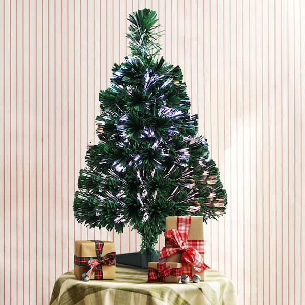 5Ft Fiber Optic Christmas Tree, Remote Control Christmas Tree 60