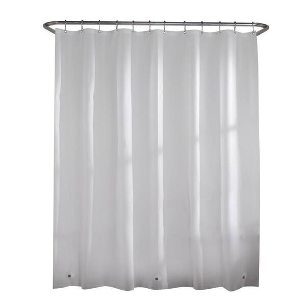 Shower Curtain Liner In Frosted Clear, 74 X 84 Shower Curtain