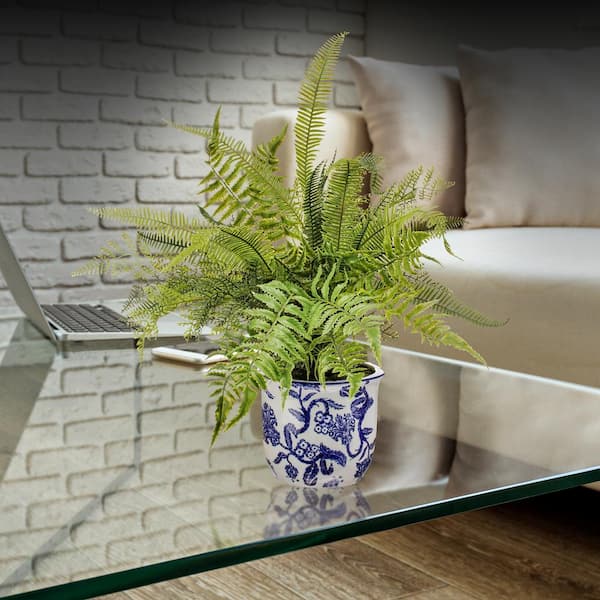 Regency International 20 in. Green Artificial Fern in Pot