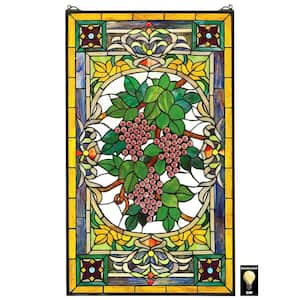 Fruit of the Vine Stained Glass Window Panel