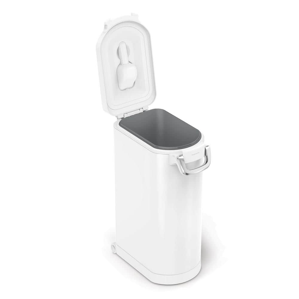 Stainless Steel Airtight Pet Food Storage Container with Magnetic Scoop