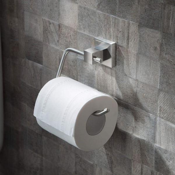 Bathroom Accessories Wall Mounted Toilet Paper Holder in Brushed Nickel