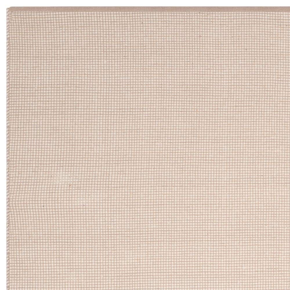 Coastal Charm Ivory & Grey Hand-Woven Cotton Area Rug, 6' x 9'