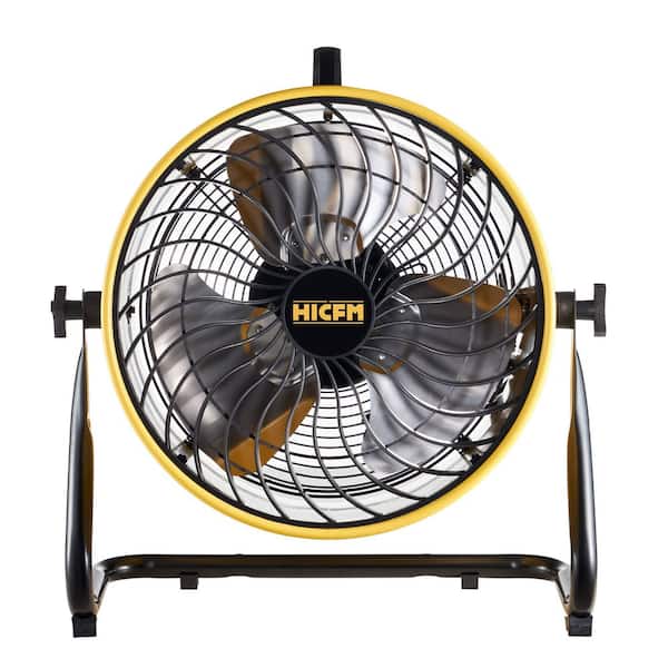 2800 CFM 16 in. High Velocity Turbo Floor Fan with 1/4 HP Motor, Straight Airflow Multi-Purpose Portable Air Circulator
