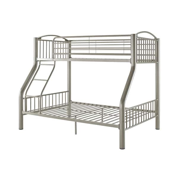 Powell Company Garcon Full Bed Hd1262y19, Powell Full Over Metal Bunk Bed Multiple Colors Silver