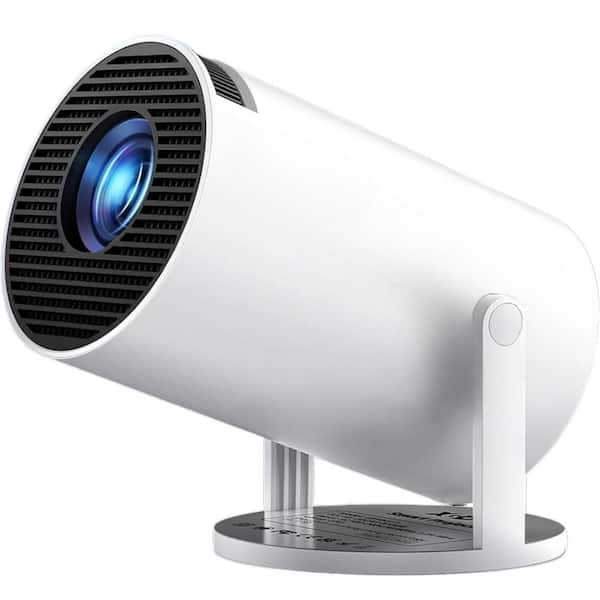 1920 x 1080 4K Smart Mini Projector with WiFi 6 and Bluetooth, Android TV 11.0, Auto KeystoneCorrection, Rotatable Stand