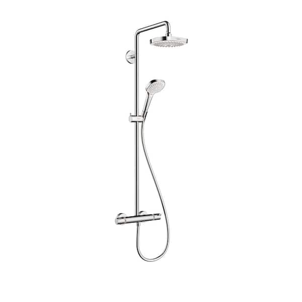 Hansgrohe Croma Select E in Shower System in Chrome 04698001 - The