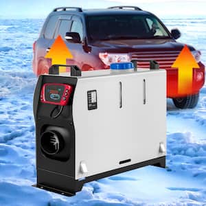 27297 BTU Diesel Air Heater 12-Volt Parking Heater with Red LCD Switch and Remote Control Diesel Heater for Car