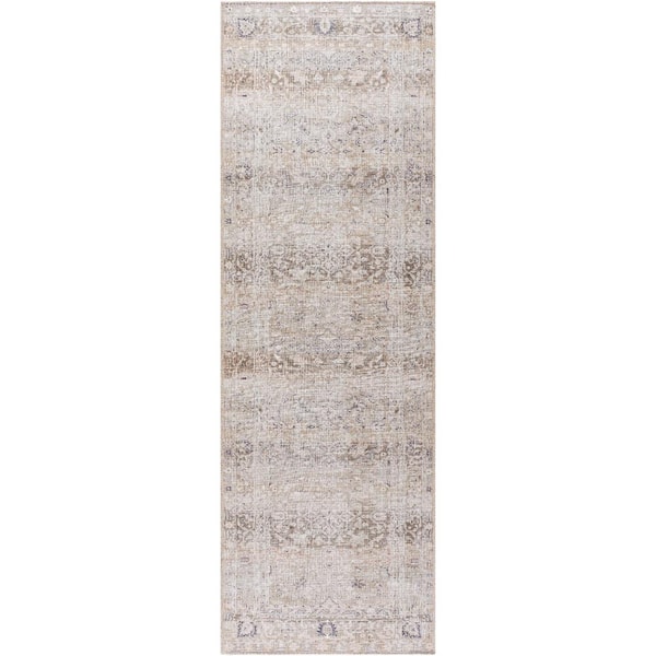 Our PNW Home Rainier Sage Traditional 3 ft. x 8 ft. Indoor Machine-Washable  Area Rug