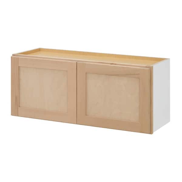 36 in. W x 12 in. D x 15 in. H Ready to Assemble Wall Bridge Kitchen Cabinet in Unfinished with CLICKREADY Technology