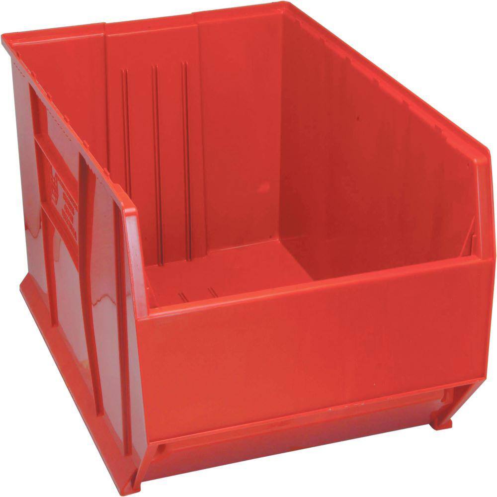 QUANTUM STORAGE SYSTEMS 36 in. Quantum Hulk 65 Gal. Storage Tote in Red