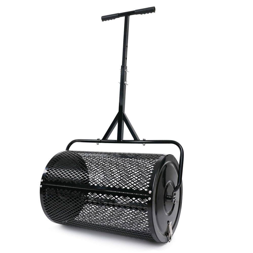 Metal Compost Spreader 24 Inch Peat Moss Spreader for Top Soil, Manure, Mulch, Top Dressing price history on PriceWatchPro