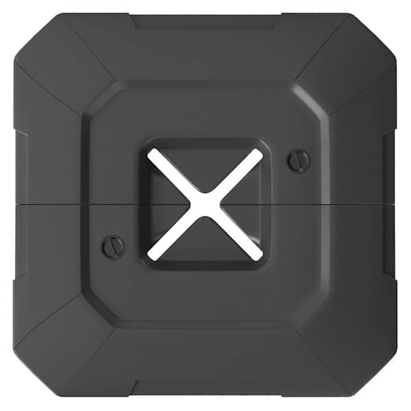 abba patio plastic umbrella base plate set black Abba Patio 11 lbs. Plastic Patio Umbrella Base in Black LIGHT-BASE