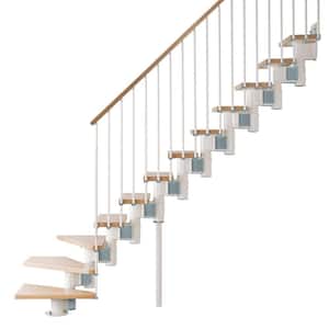 Kompact 35 in. White Modular Staircase "L" Kit