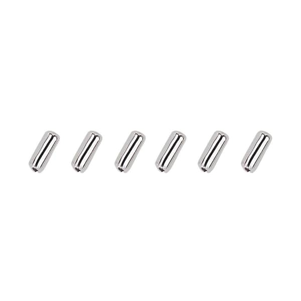 Polished Chrome Beaded Pull Chain Connectors (6-Pack)