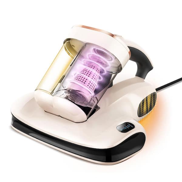 350W 4-in-1 Mattress Vacuum Cleaner with UV Sanitizing, 12KPa Suction, 0.4L Dust Cup for Bed, Pillows, Sofas, Carpets