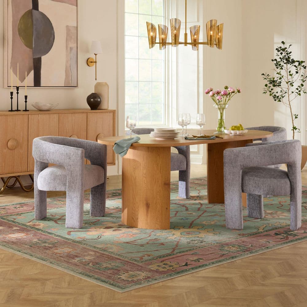 Ruggable Machine Washable Rug with Standard Pad-Jemima Sage and ...