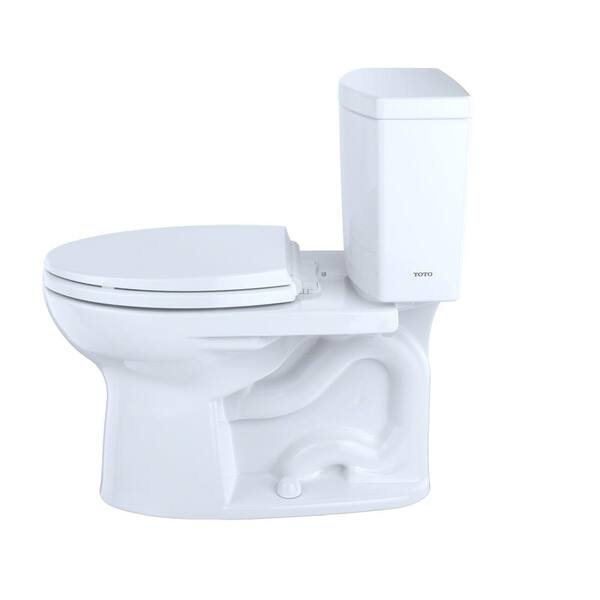 TOTO Drake II 2-Piece 1.0 GPF Single Flush Elongated Toilet with