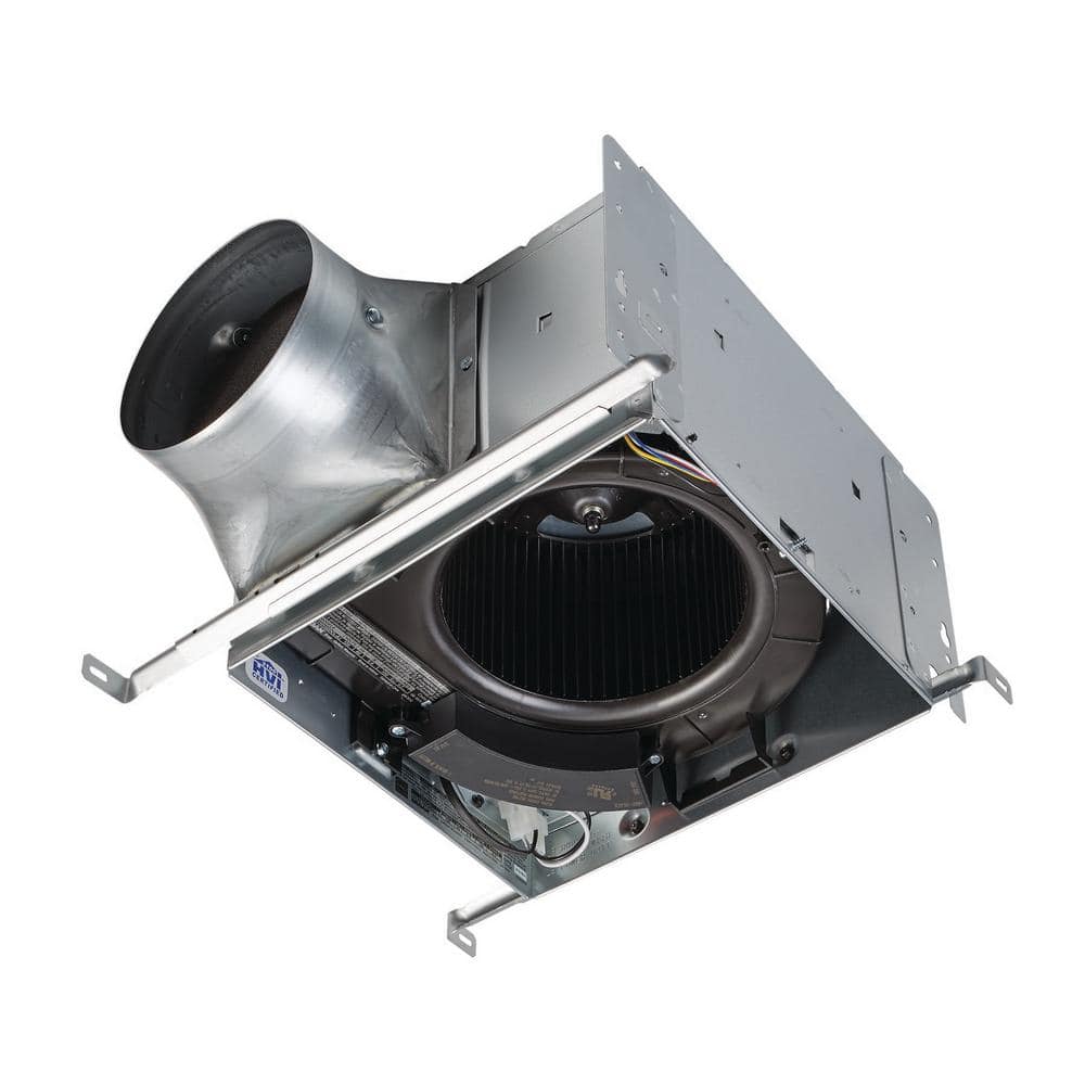 White Energy Star Certified Bathroom Exhaust Fan with LED Light