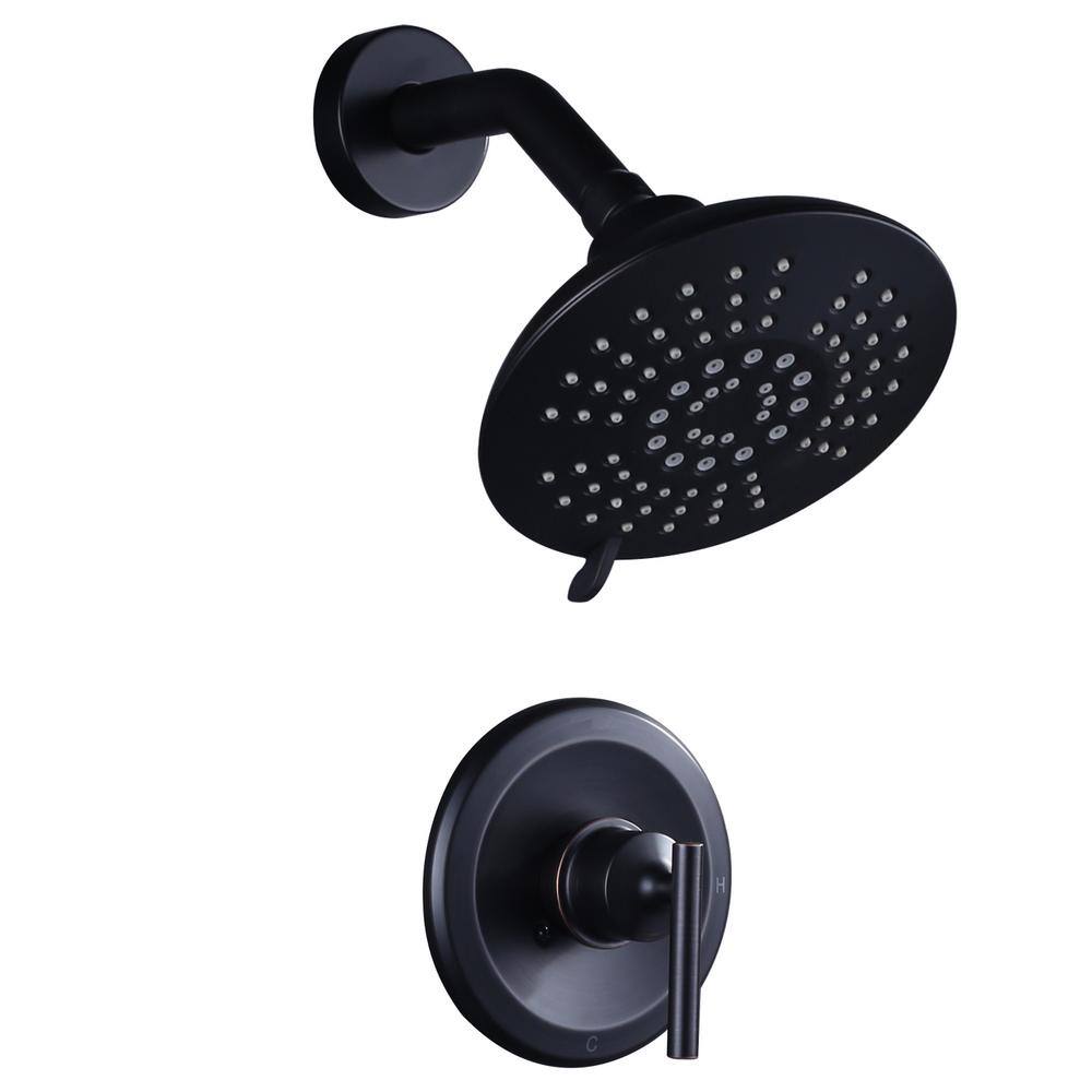 Single Handle 5-Spray Shower Faucet 1.8 GPM with Pressure Balance in. Oil Rubbed Bronze price history on PriceWatchPro