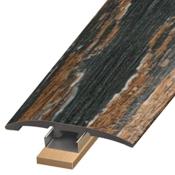 Deco Products SlimTrim Old Navy Ocean 0.25 in. Thick x 2 in. Wide x 94 in. Length Reducer, End Cap and T-Molding