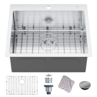 Siavonce Kitchen Sink Flying rain Waterfall Kitchen Sink Set 30x 18 304  Stainless Steel Sink with Pull Down Faucet DJ-ZX-W1225102390 - The Home  Depot