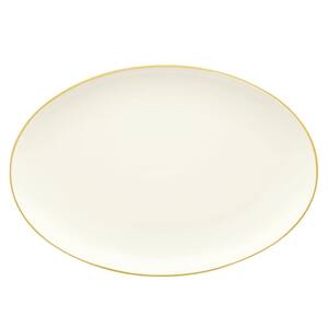 Colorwave Mustard 16 in. (Yellow) Stoneware Oval Platter